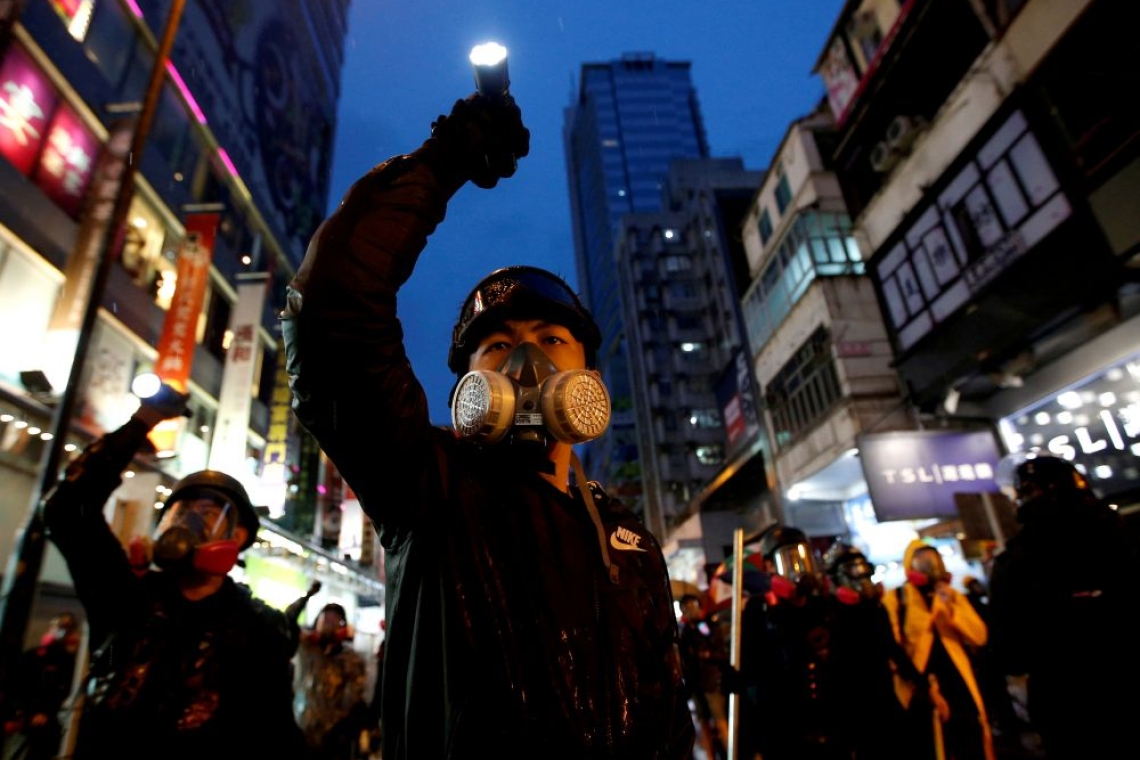 OMONDO ASIE - Manifestations à Hong Kong contre la loi sur la sécurité nationale